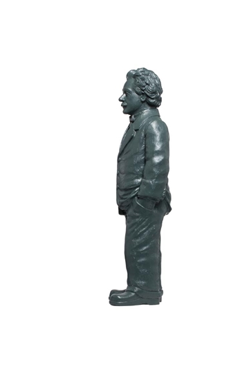 grüne Einstein-Skulptur