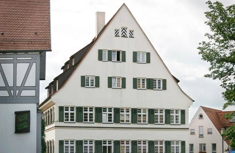Gebäude aus dem 15. Jahrhundert auf dem Weinhof 19.